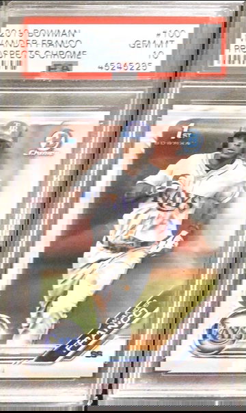 2019 Wander Franco Bowman Chrome PSA 10