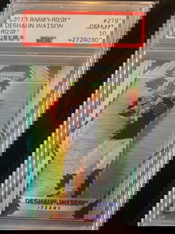 2017 Prizm silver Deshaun Watson PSA 10 