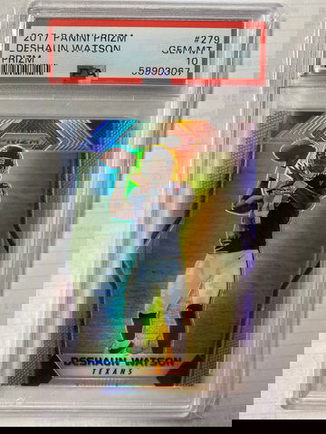 2017 Prizm Deshaun Watson PSA 10 Gem Mint