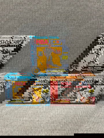 2019-20 NBA Hoops Premium Mega Box A lot - 3 Boxes