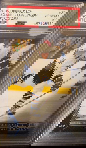 2005-06 Upper Deck Rookie Class Alexander Ovechkin Rookie Card PSA 10