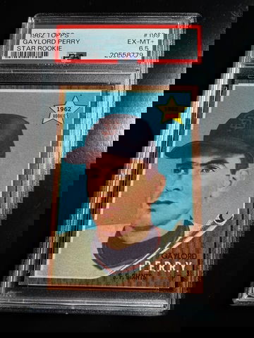 1962 Topps #199 Gaylord Perry Rookie RC PSA 6.5 - PSA HOF RC Registry Card