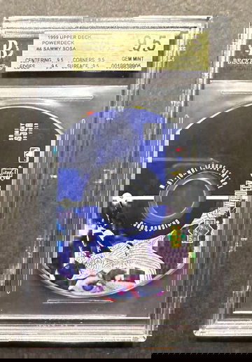 1999 Upper Deck Powerdeck #4 Sammy Sosa BGS 9.5 Gem Mint
