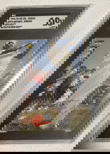 1994-1995 UD Collectors Choice #204 Michael Jordan Silver Signature SGC 10