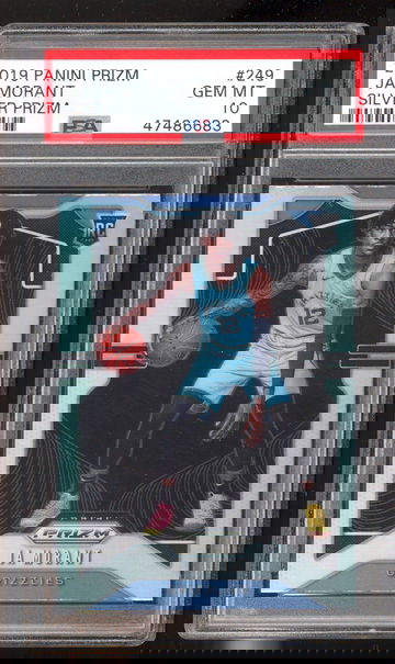 2019 Panini Prizm Silver Ja Morant PSA 10