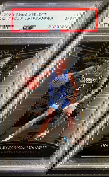 2018 Panini Select Shai Gilgeous-Alexander PSA 9