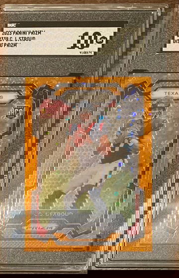 2023 Panini Prizm #339 C.J. Stroud Disco Prizm 