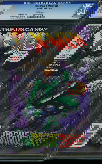 X-MEN #359, CGC 9.6 NM+