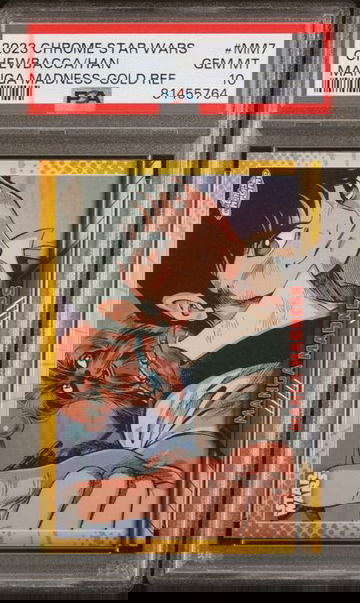 2023 Chrome Star Wars Chewbacca/Han Manga Madness Gold /50