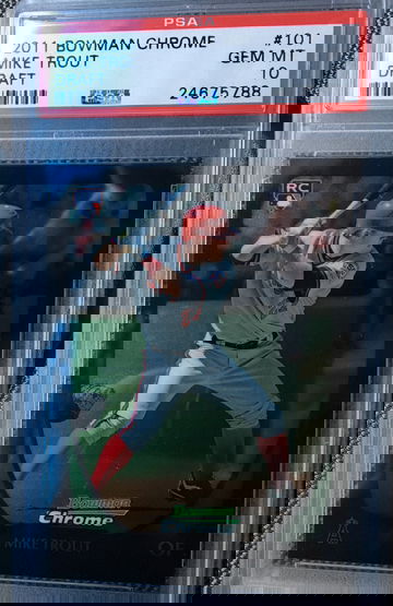 Mike Trout Bowman Chrome Draft 2011