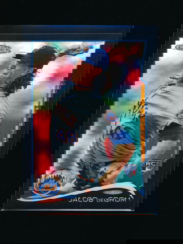 2014 Topps Chrome Update Jacob deGrom BLACK Refractor /99 *MINT*