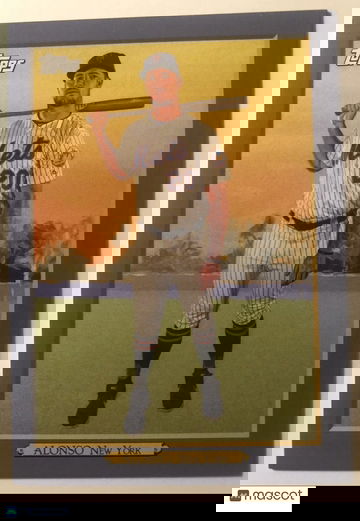 PETE ALONSO 2020 Topps Turkey Red #TR-63 BLUE PARALLEL SP #45/50 New York Mets