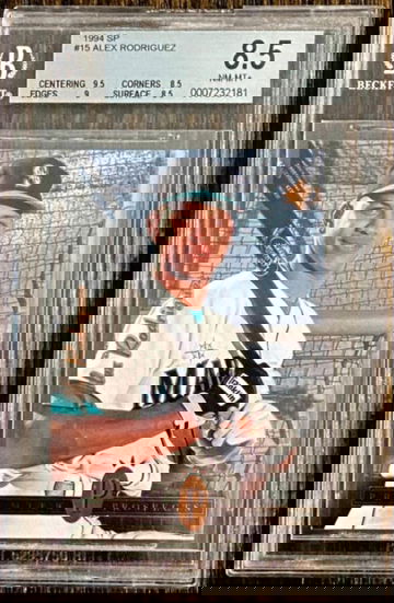 BGS 8.5 1994 SP ALEX RODRIGUEZ ROOKIE Card RC #15