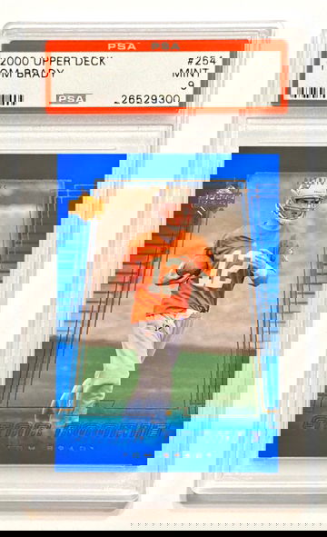 2000 Upper Deck Tom Brady #254 Star Rookie PSA 9 Mint