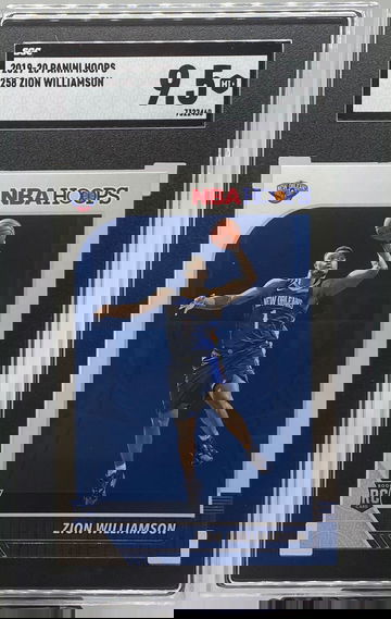 Zion Williamson 2019-20 Panini Hoops #258 SGC 9.5