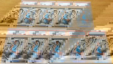 Ja Morant 2019 Prizm Emergent #17 PSA 9 (9 card lot) 