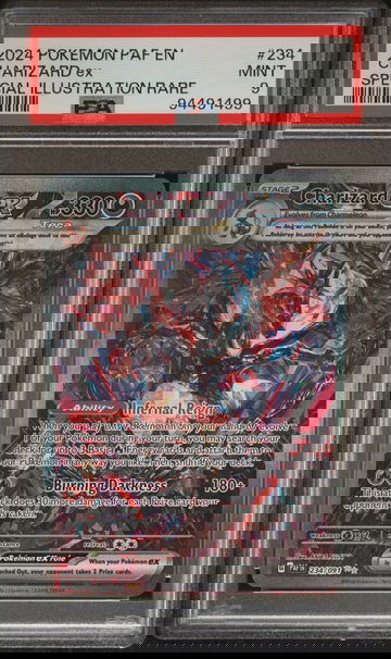 2024 Pokemon #234 Charizard ex Special Illustration Rare PSA 9