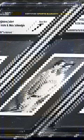 1932 Bulgaria Sport #256 Babe Ruth CSG 7