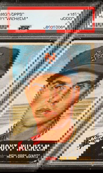 1953 Topps Hoyt Wilhelm #151 PSA 2 [BL-2.4]