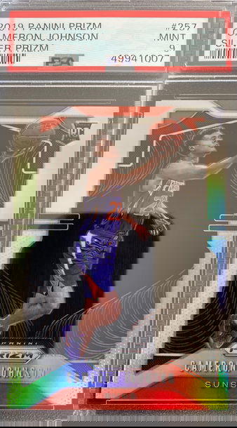 2019 Cameron Johnson Prizm Silver Rookie PSA 9