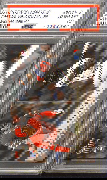 2018 Topps Now O/S Ohtani Acuna Award Winner #AW-3