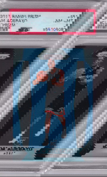 2017-18 bam adebayo blue prizm #144/199