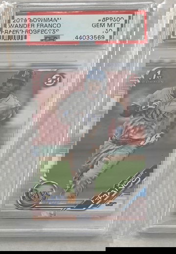 2019 Bowman Wander Franco 1st Paper PSA 10