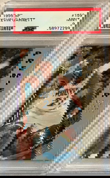 Kevin Garnett 1995 Upper Deck SP Rookie Card #159 - PSA 9 MINT