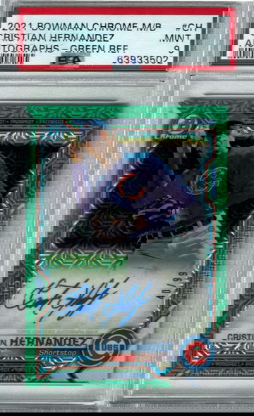 2021 Cristian Hernandez Bowman Green Auto /99