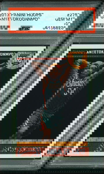 2013-14 Panini Hoops Giannis Antetokounmpo #275 RC PSA 10