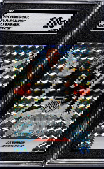 2024 Panini Mosaic #EP-JB Joe Burrow Epic Performers Mosaic Prizm SGC 10
