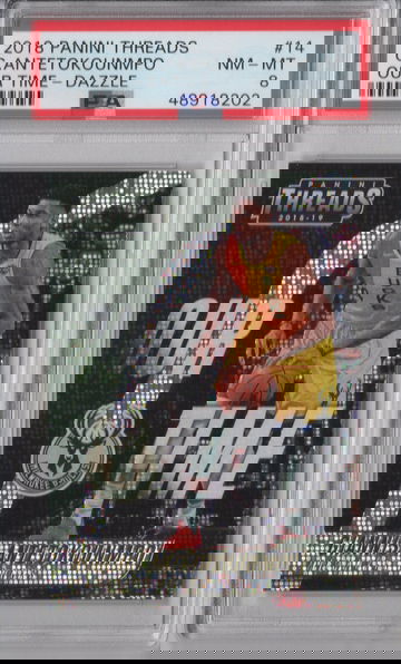 2018 Threads Giannis Anetokounmpo Our Time Dazzle PSA 8