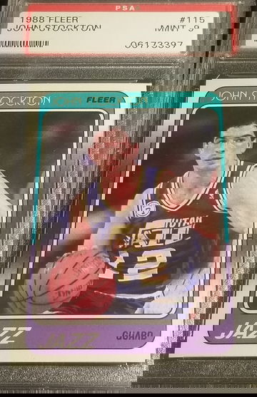 John Stockton 1988 Fleer