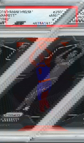 RJ Barrett Prizm Shooting Variation Rookie PSA 9 NEP