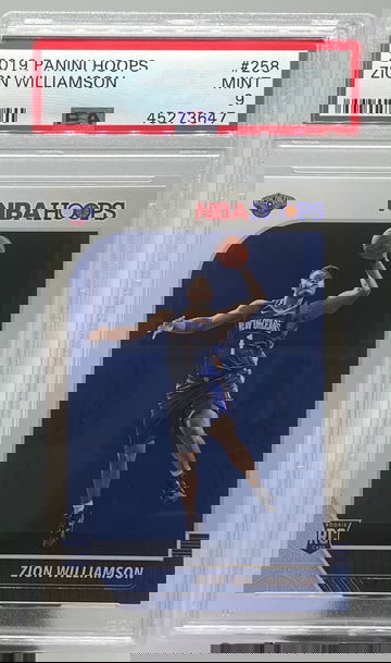 2019-20 Panini Hoops Zion Williamson #258 PSA 9 