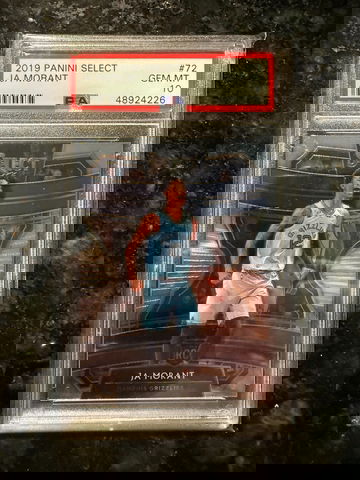 2019 Panini Select #72 Ja Morant PSA 10