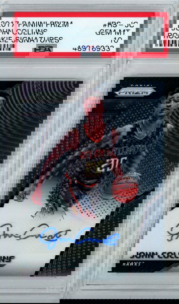 2017 Panini Prizm John Collins Auto PSA 10