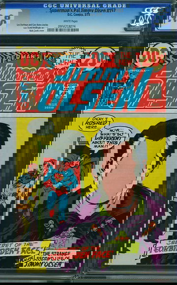 SUPERMAN'S PAL JIMMY OLSEN #157, CGC 9.8 NM/MT -- HIGHEST GRADED