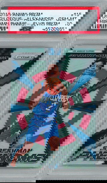 Shai Gilgeous Alexander 2018 Prizm Freshman Phenoms Silver