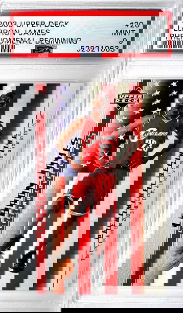 ⭐️ 2003 LEBRON JAMES UPPER DECK #20 PSA 9 RC🔥📈 