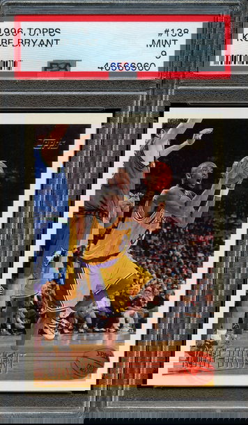 1996 Topps #138 Kobe Bryant PSA 9 Mint