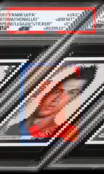 2007 Panini Champions League Cristiano Ronaldo PSA 10 