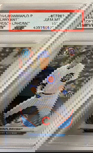 2014 Bowman Chrome Kris Bryant PSA 10 Gem Mint 10
