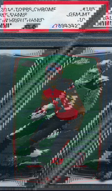 2014 Topps Chrome 185 Mike Evans RC PSA 10 GEM MT 4342