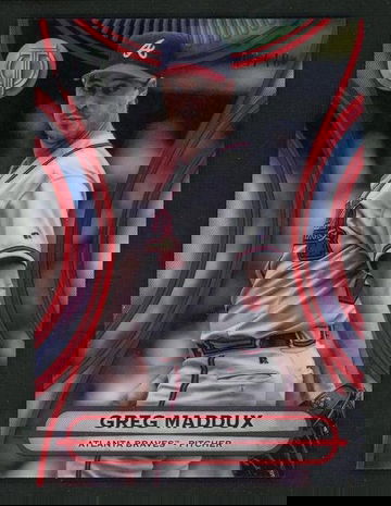 Topps 68 Greg Maddux Red Atlanta Braves