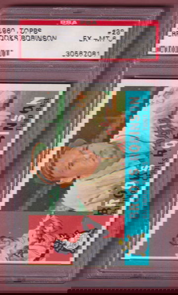 1960 Topps #28 Brooks Robinson PSA 6