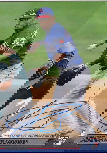 2014 Stadium Club Luis Sardinas #SCA-LS RC Autograph