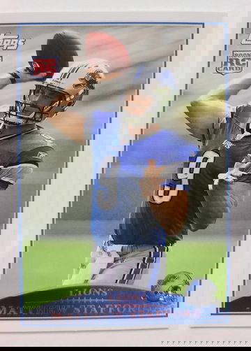 2009 Topps Football Matthew Stafford Rookie Card #430