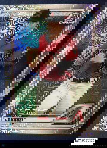 CORBIN CARROLL 2020 Bowman Chrome Mega Box MOJO Refractor #BCP-222 Diamondbacks