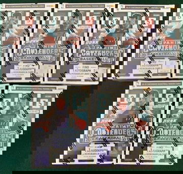 2020-21 Panini Contenders Basketball NBA Blaster Lot of (5)